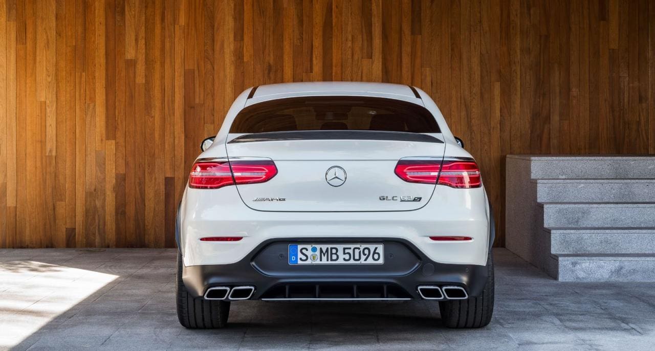 Das soll ein Coupé sein? Eleganz steht beim Heck-Design der dynamischeren Karosserie-Variante des GLC nicht im Vordergrund.