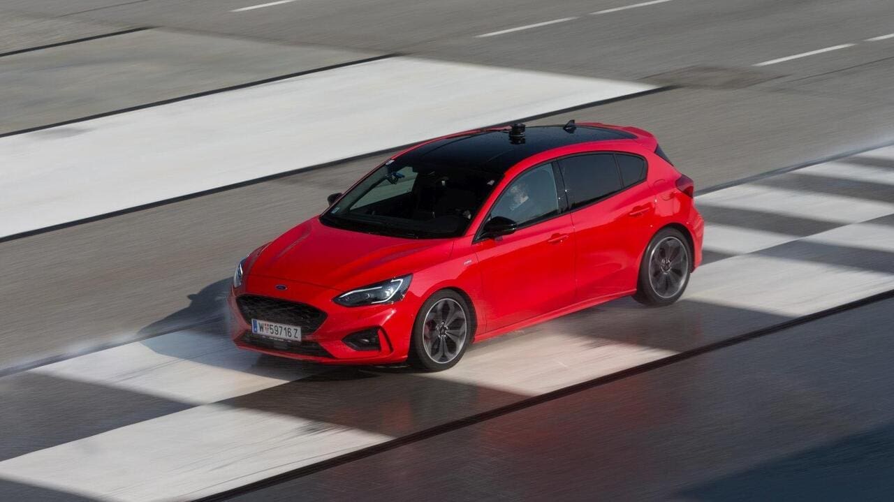 Focus-Verzögerung: Top-Bremsen auch auf einseitigem Rutschbelag. 