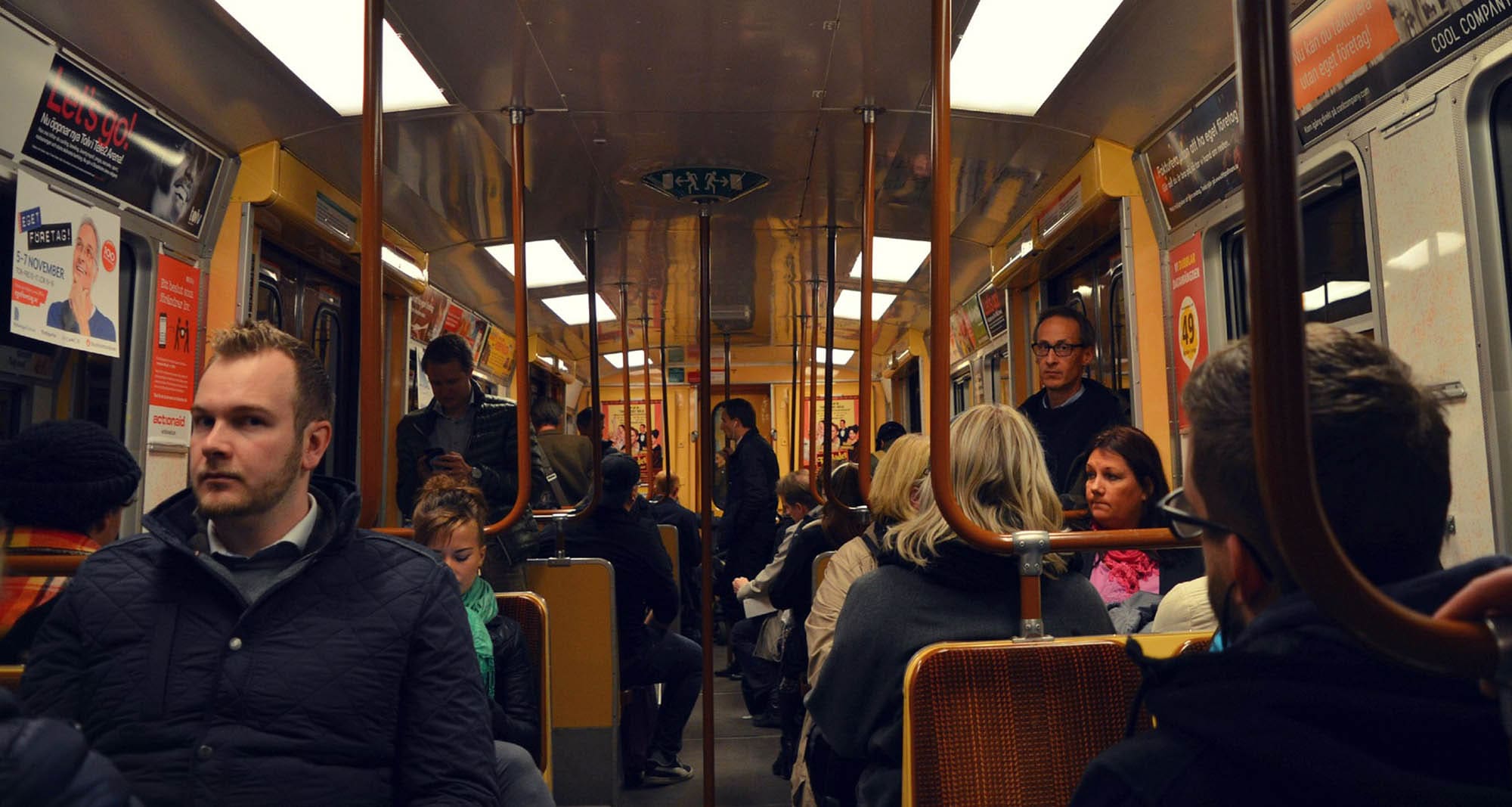 Straßenbahn Innenraum