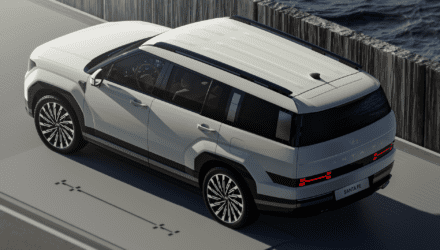 Neuer Hyundai Santa Fe (schräg oben)